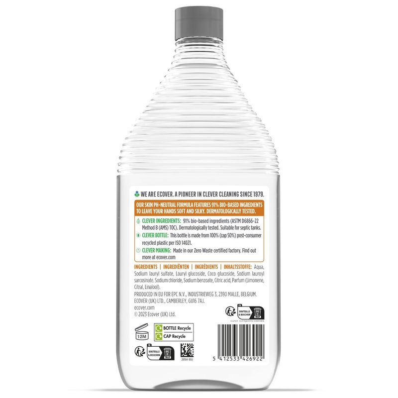 ecover Hand Soap Citrus and Orange Blossom Scent with Aloe Vera Infused Refill - 950 ml - Image 2